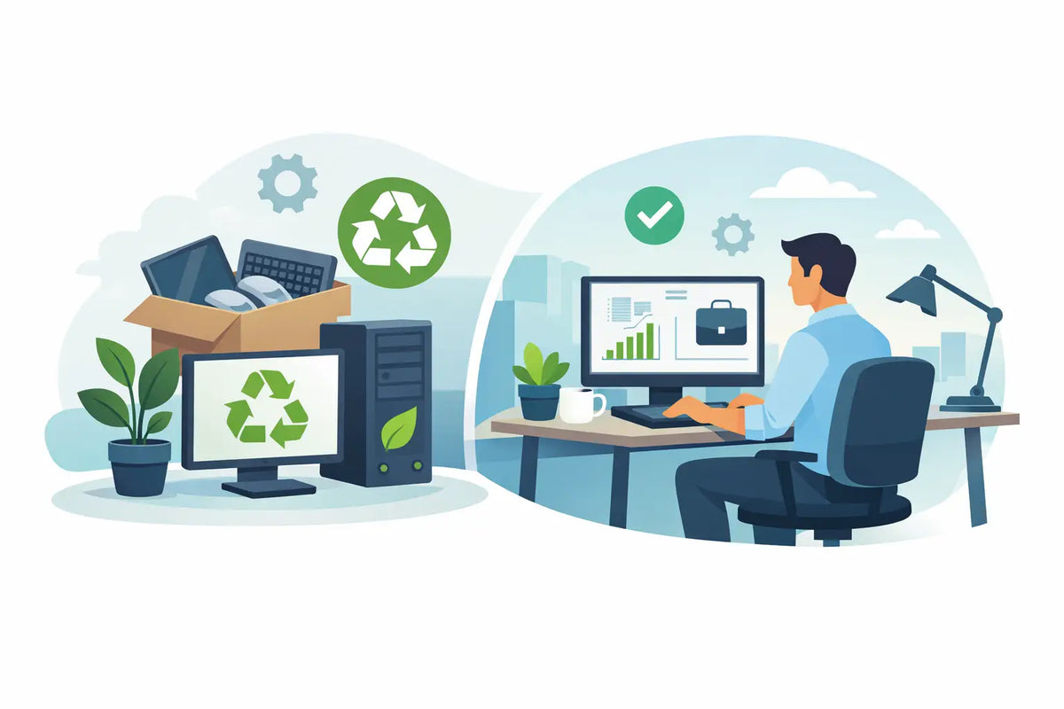Струва ли си рециклиран компютър за работа?
